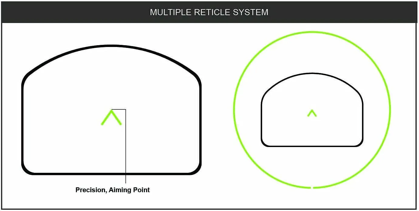 Holosun HS507C-X2 / HE507C-X2 Pistol Red/Green Dot Sight - ACSS Vulcan Reticle