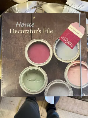 Home Decorators File Work Book