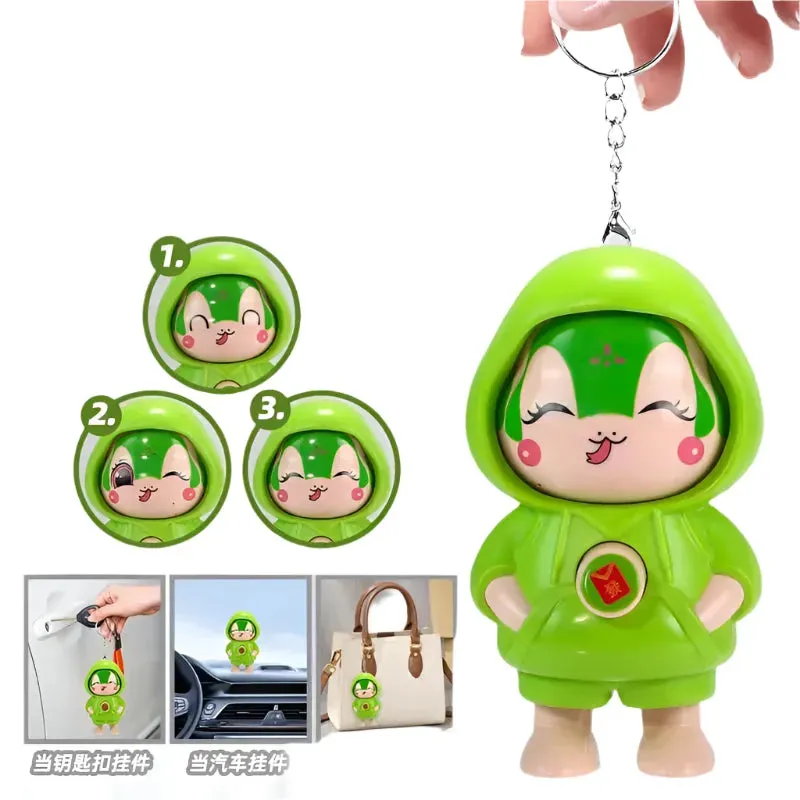 Hooded Snake Face-Changing Keychain