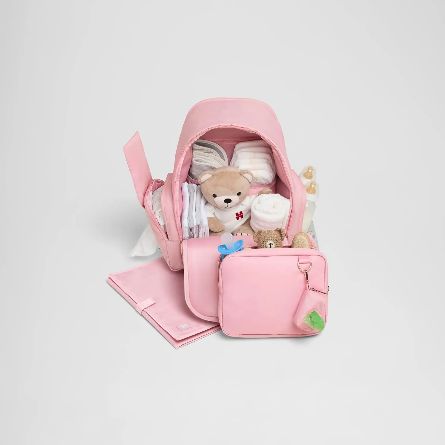 Huggies Sunshine Pack Diaper Backpack, Bridal Rose, One Size
