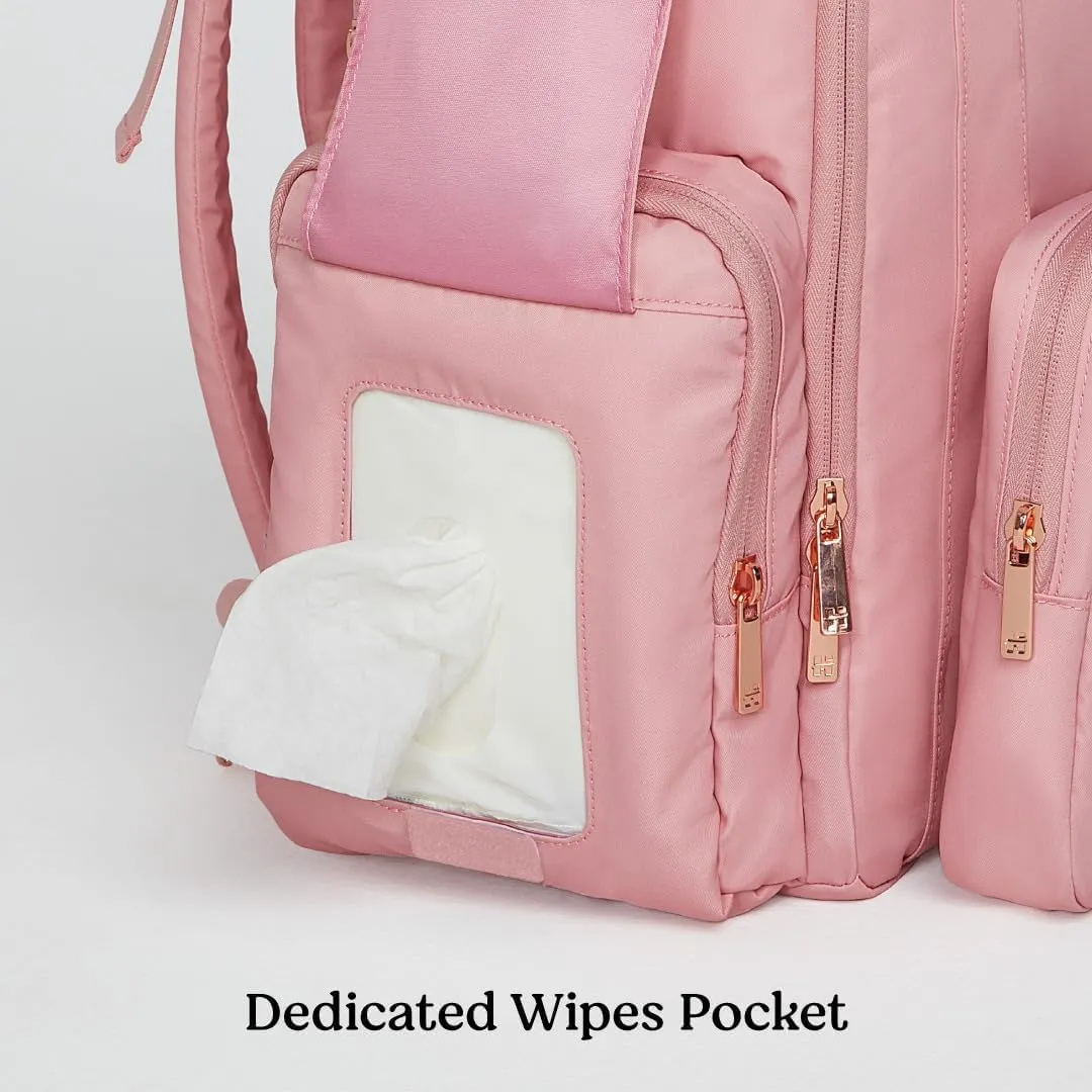 Huggies Sunshine Pack Diaper Backpack, Bridal Rose, One Size