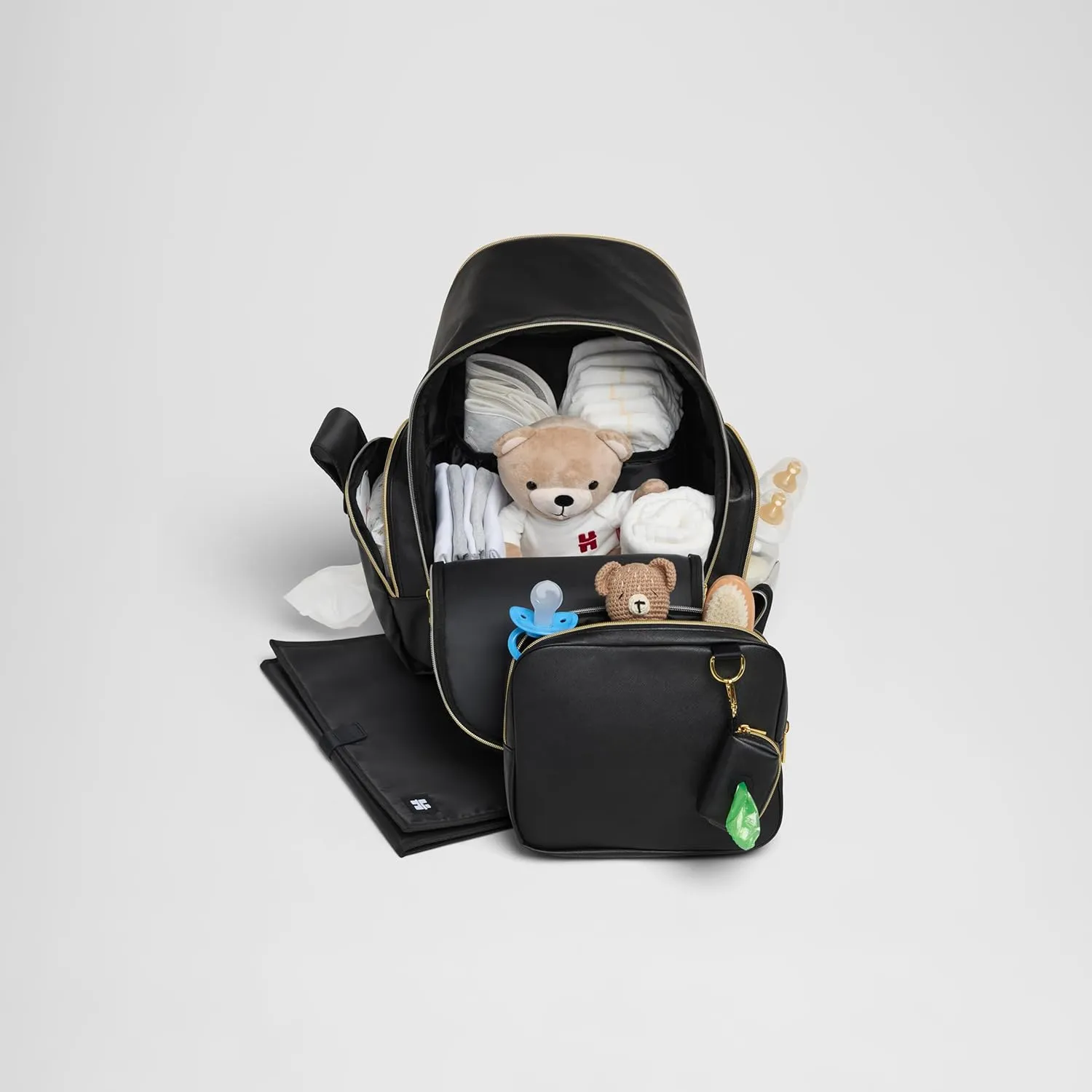 Huggies Sunshine Pack Diaper Backpack, Dark Grey Heather, One Size