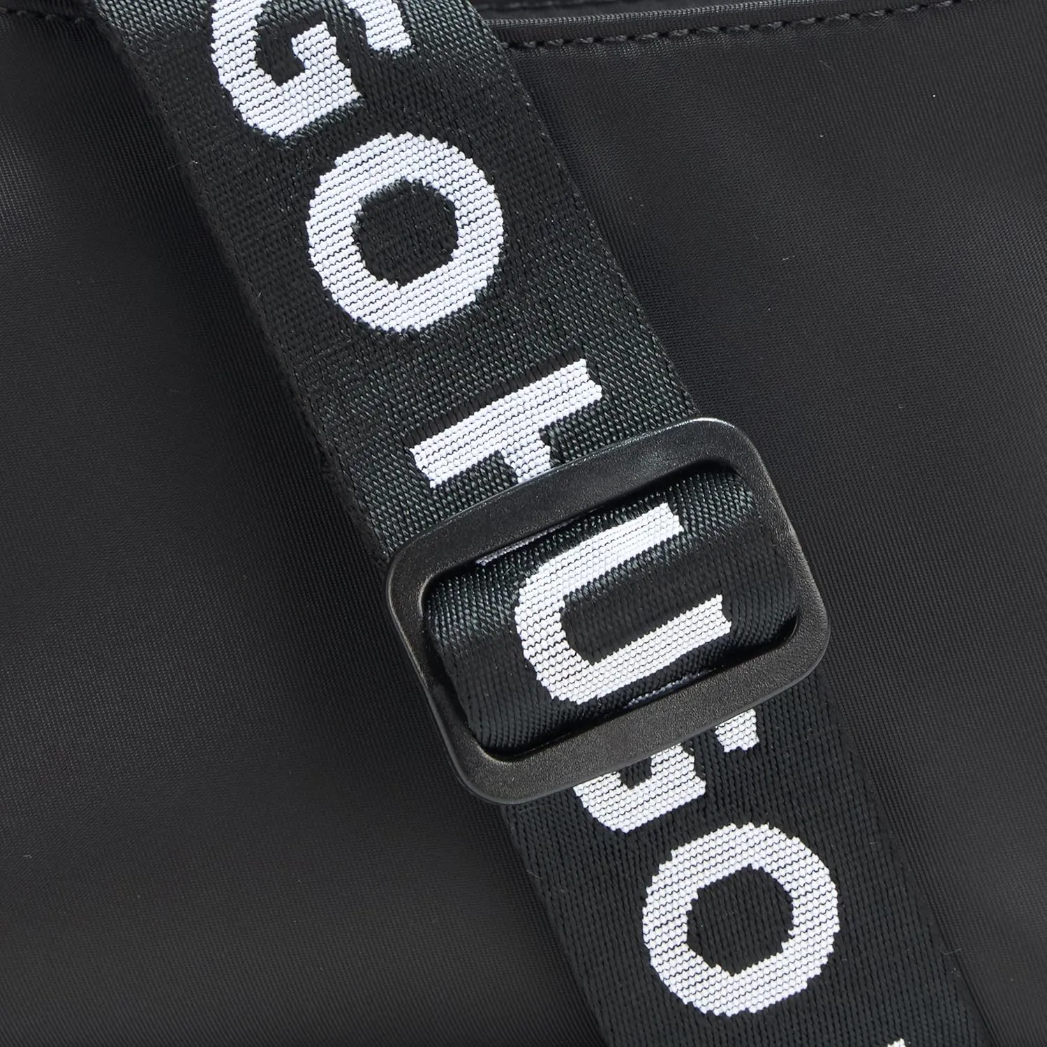 HUGO Bel Logo Strap Small Hobo Bag