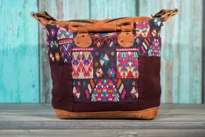 Huipil Day Bag Purse Diaper Bag (medium) Mayan Temple