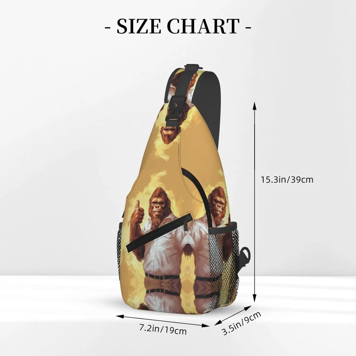 Human Nose Sling Bag For Men Crossbody Backpack,Women Shoulder Bag For Travel Sport
