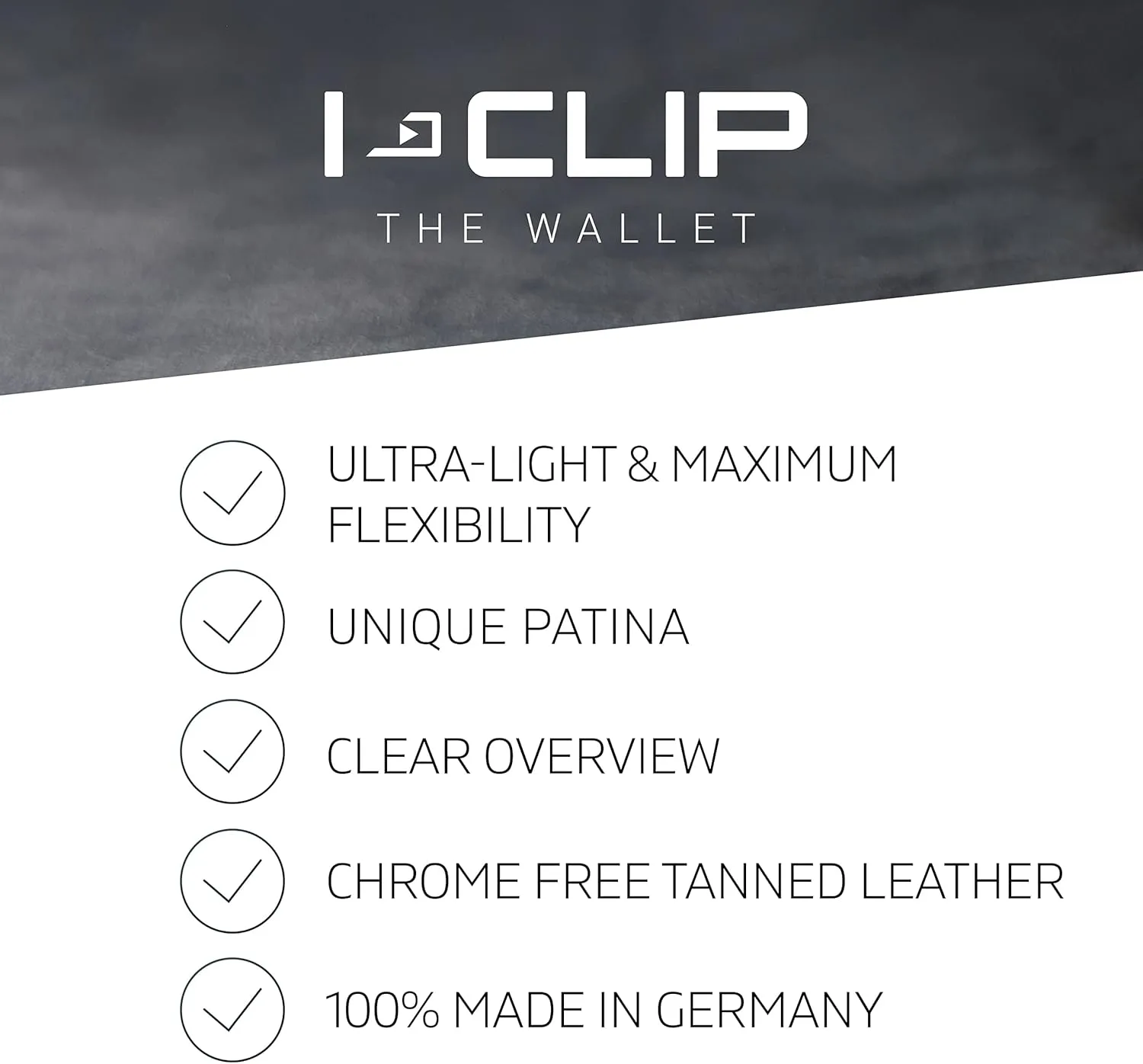 I-CLIP, Premium Men's Leather Wallet, Versatile Changeable Money clip, Secure Card Holder, Compact Men's Wallet Minimalist, Sleek Slim Design, Perfect Money Clip Wallet for Men