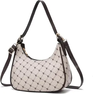 I IHAYNER Shoulder Bags for Women Chic Hobo Tote Handbag Classic Clutch Bag Underarm Purse with Zipper Closure