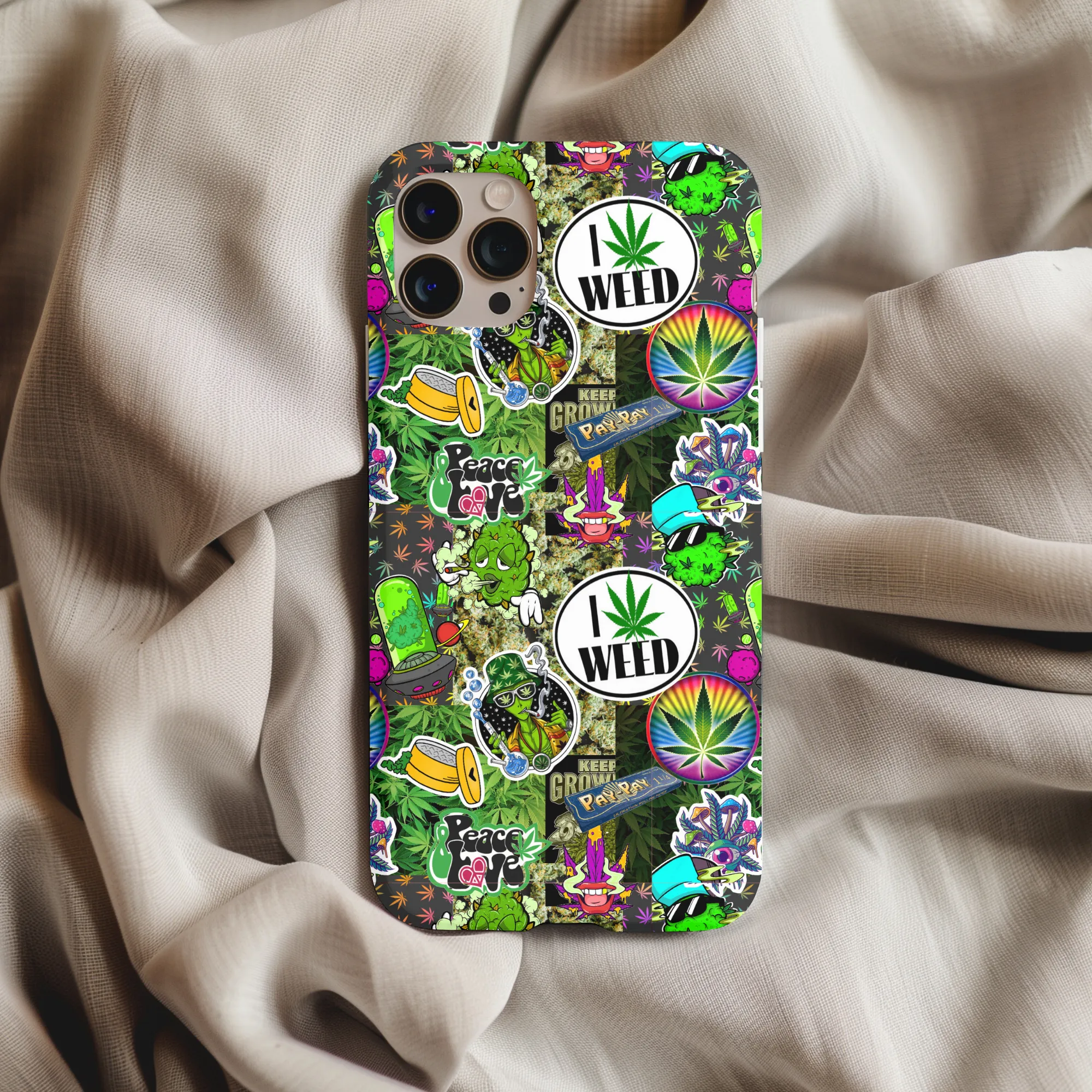 I Love Weed Phone Case