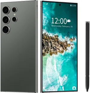 I24 Ultra 5G unlockedSmartphone,6GB 256GB Fully Unlocked Cell Phone for Android 13, 6.8" Unlocked Cell Phone, 6800mAh, 48MP 108MP Dual Camera/Dual SIM/Fingerprint Lock/Face (Green)