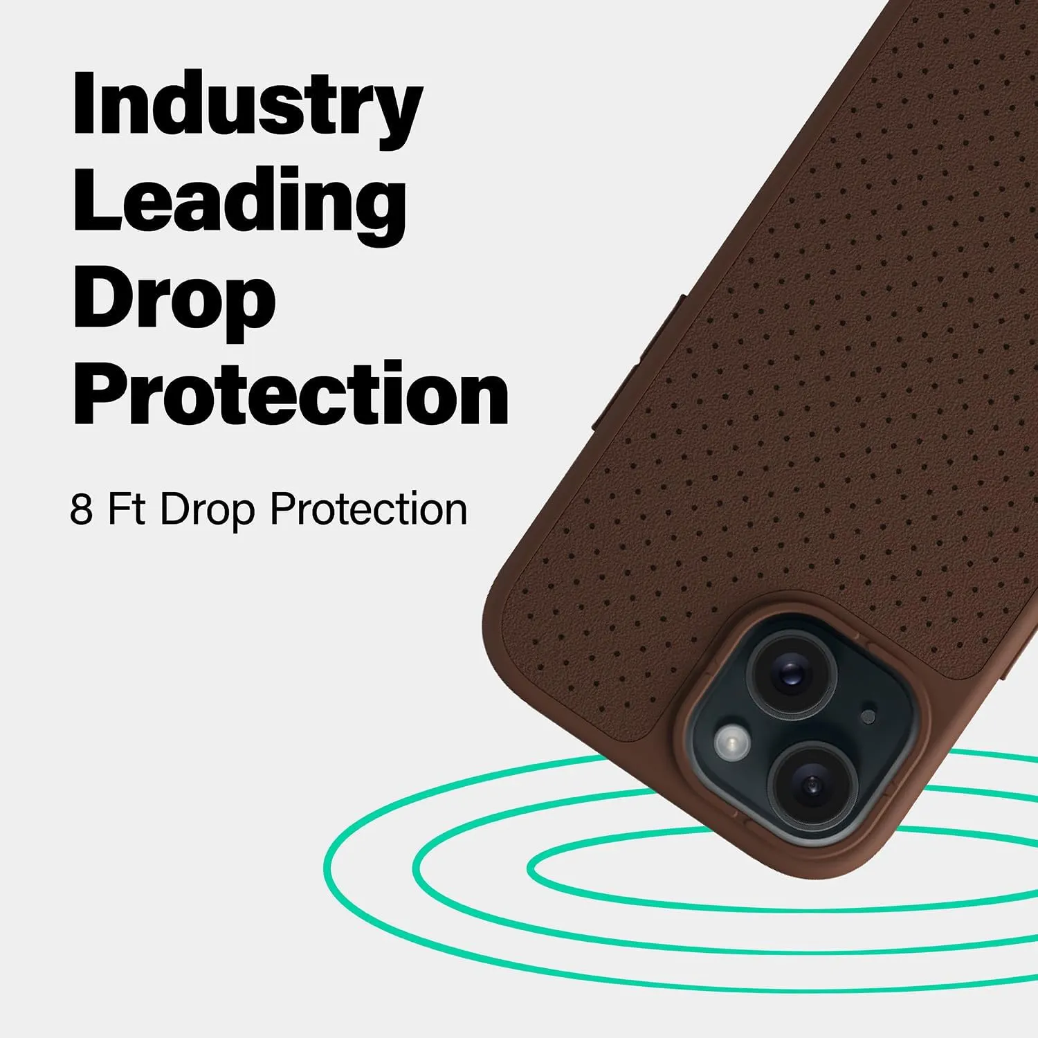 Incipio Cru. Protective Case with MagSafe for iPhone 15 Pro Max – Slim Hybrid Shell, Shock-Absorbing Frame, Textured Grip, Wireless Charging Compatible, Drop Protection, Precise Cutouts – Navy Camo