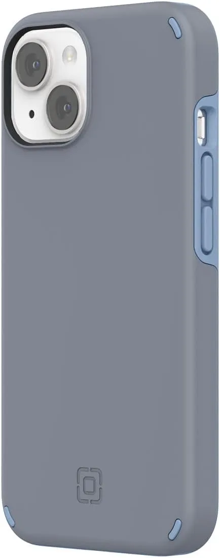 Incipio Duo Case for iPhone 14 – Magsafe & Wireless Charging Compatible, Slim Dual-Layer Protective Case with 12ft Drop Protection, Shock-Absorbing, Scratch-Resistant Cover - Gray