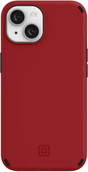 Incipio Duo Case for iPhone 14 – Magsafe & Wireless Charging Compatible, Slim Dual-Layer Protective Case with 12ft Drop Protection, Shock-Absorbing, Scratch-Resistant Cover - Scarlet Red