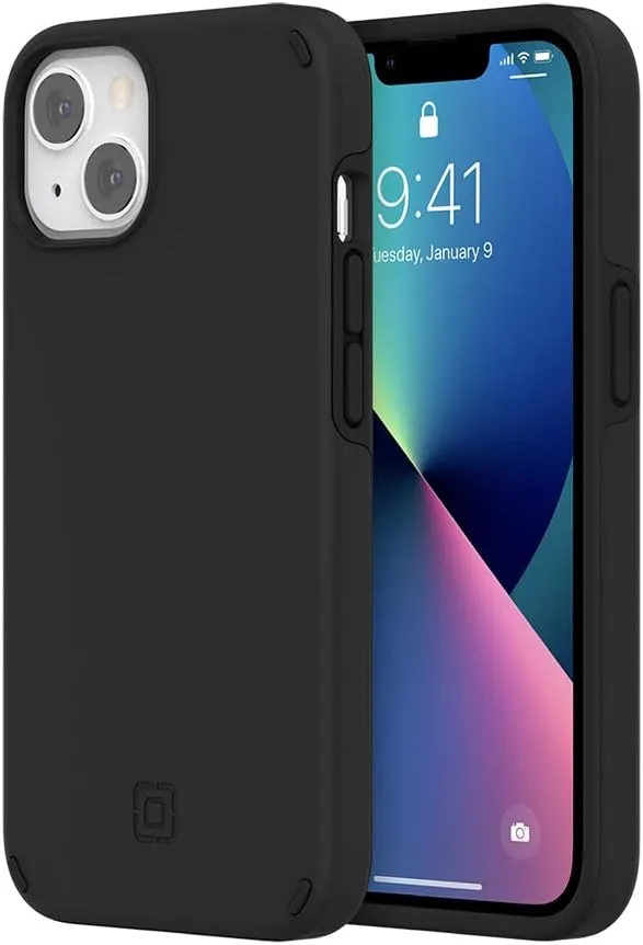 Incipio Duo Case with MagSafe for iPhone 13 (6.1-inch) – Dual-Layer Protective Case with 12ft Drop Protection, Wireless Charging Compatible, Slim & Durable Mobile Phone Case - Black