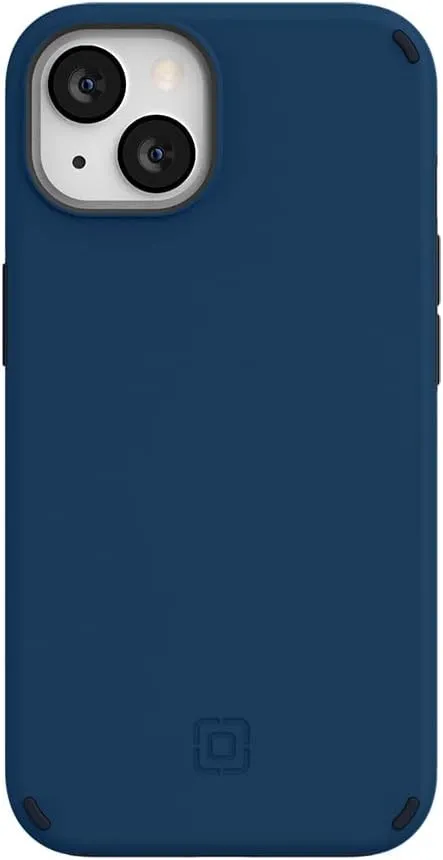 Incipio Duo Case with MagSafe for iPhone 13 (6.1-inch) – Dual-Layer Protective Case with 12ft Drop Protection, Wireless Charging Compatible, Slim & Durable Mobile Phone Case - Denim Blue