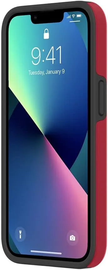Incipio Duo Case with MagSafe for iPhone 13 (6.1-inch) – Dual-Layer Protective Case with 12ft Drop Protection, Wireless Charging Compatible, Slim & Durable Mobile Phone Case - Salsa Red