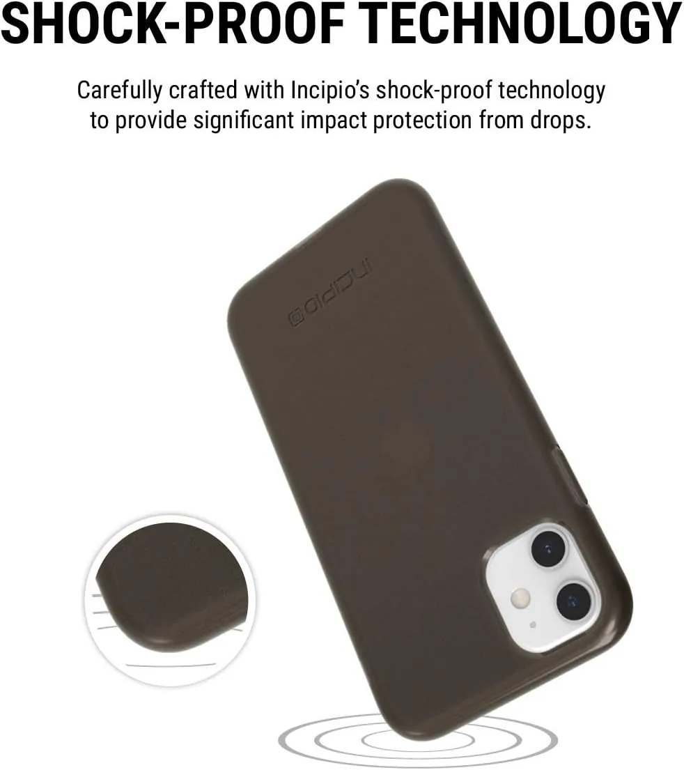 Incipio NGP Pure Translucent Case for Apple iPhone 11 with Flexible Shock-Absorbing Drop-Protection - Black