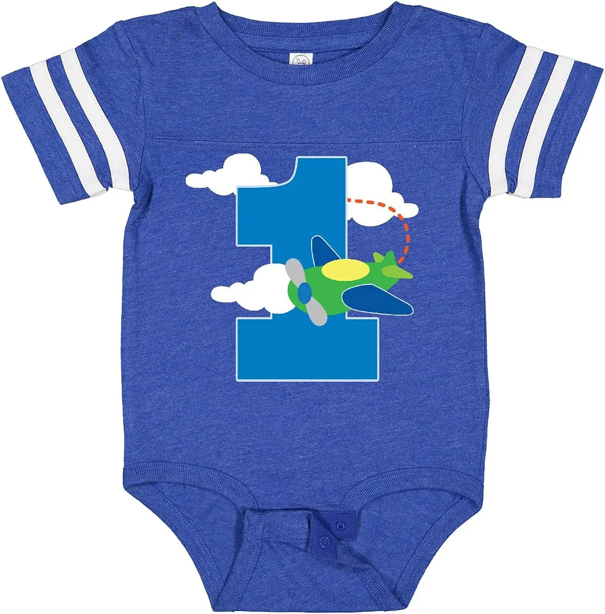 inktastic 1st Birthday Airplane Pilot 1 Year Boys Baby Bodysuit