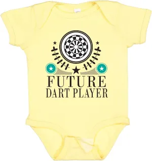 inktastic Future Dart Player Dart Board Baby Bodysuit