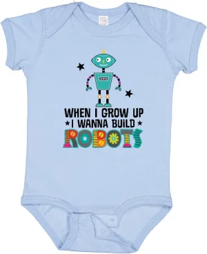 inktastic Future Robot Builder Robotics Engineer Baby Bodysuit