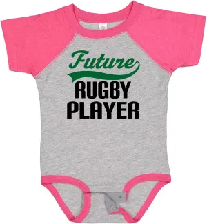 inktastic Future Rugby Player Baby Bodysuit