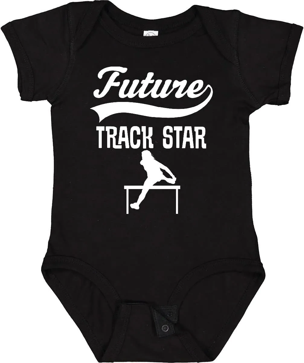 inktastic Future Track Star Girls Sports Baby Bodysuit