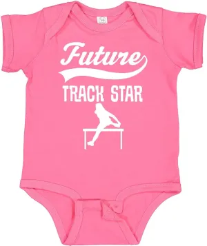 inktastic Future Track Star Girls Sports Baby Bodysuit