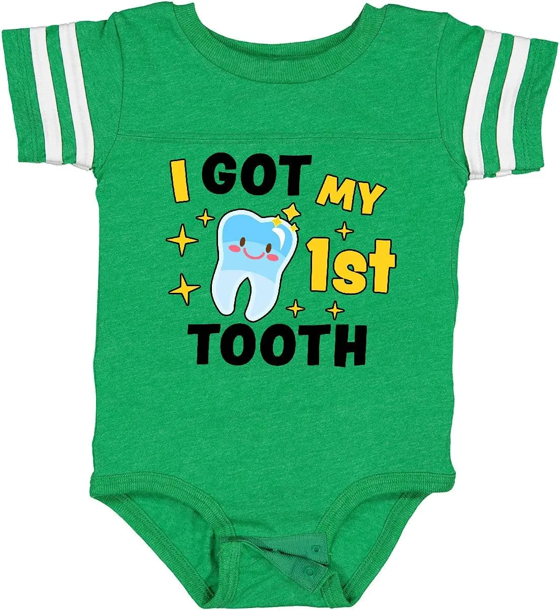 inktastic I Got My 1st Tooth with Cute Tooth Baby Baby Bodysuit