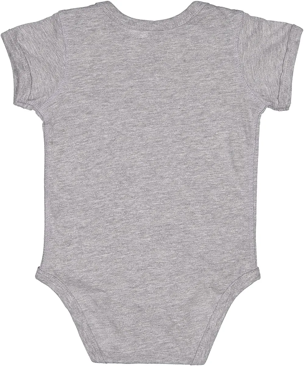 inktastic I Love My Saba with Cute Penguin and Hearts Baby Bodysuit