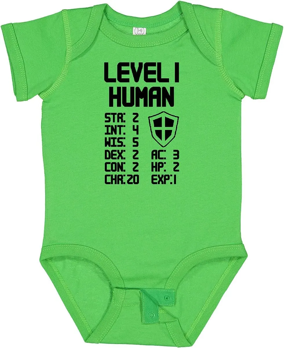 inktastic Level 1 Human Baby Bodysuit