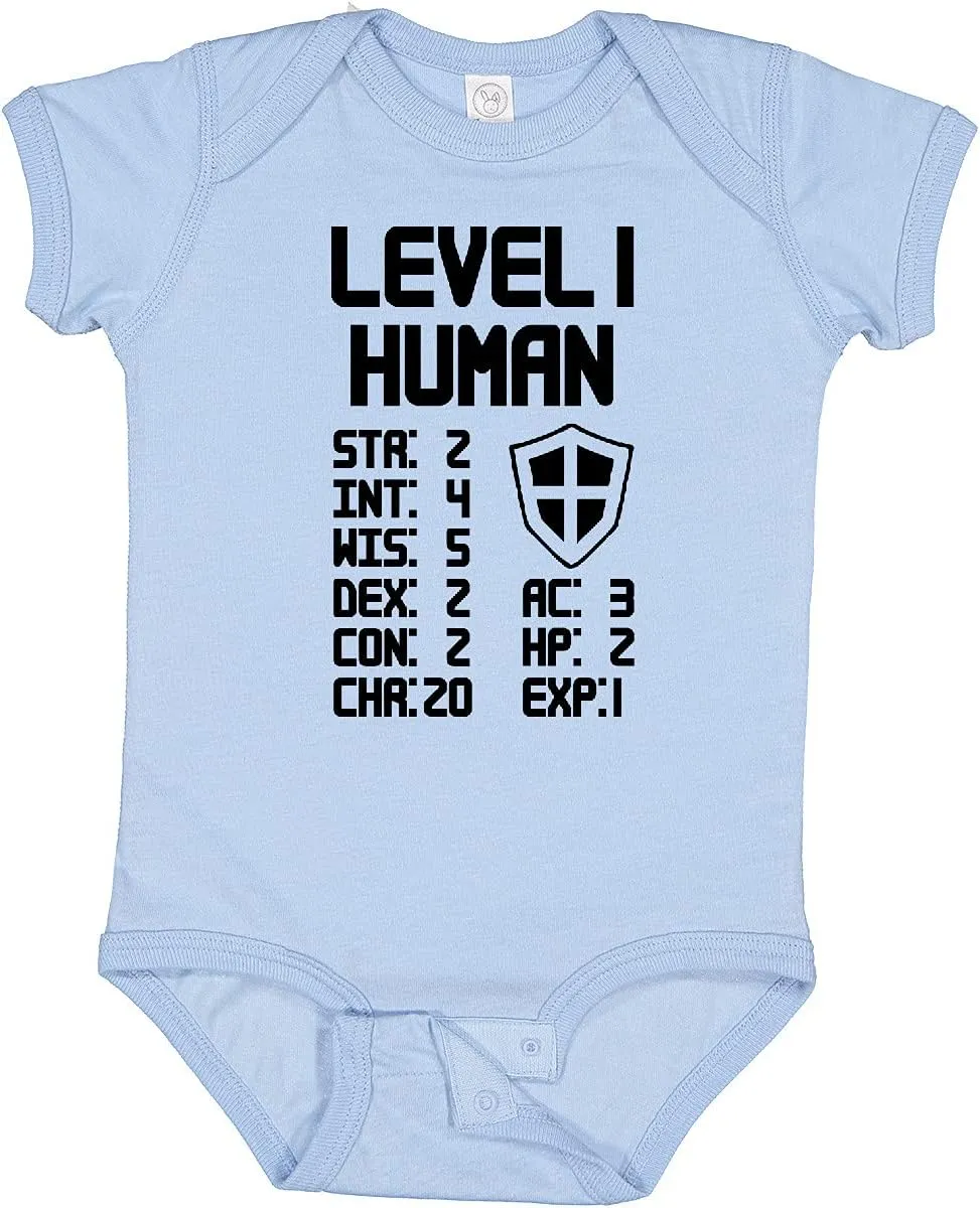 inktastic Level 1 Human Baby Bodysuit