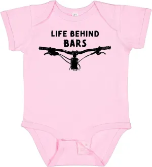 inktastic Life Behind Bars Mountain Bike Baby Bodysuit