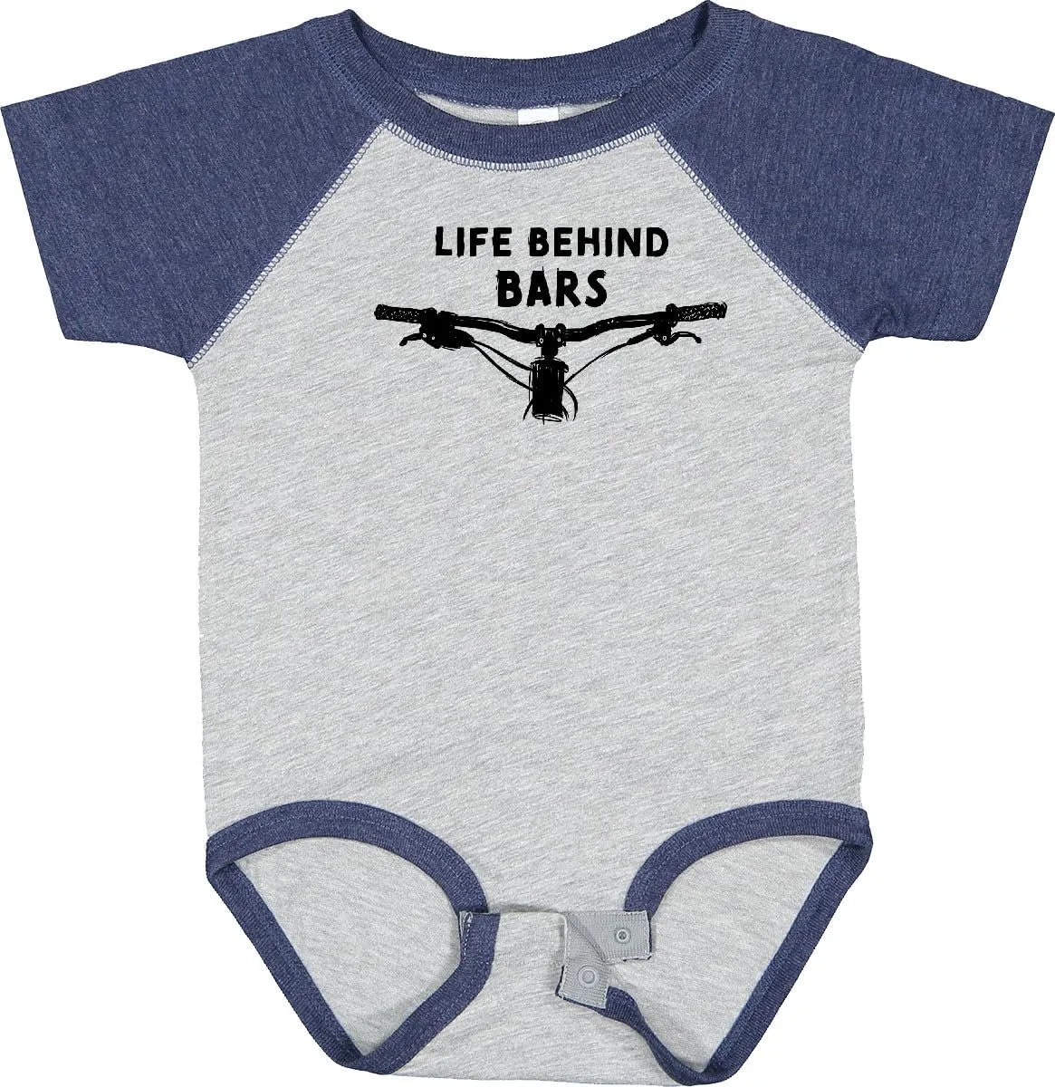 inktastic Life Behind Bars Mountain Bike Baby Bodysuit