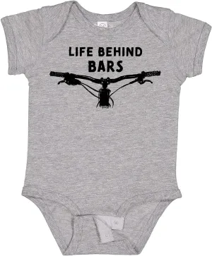 inktastic Life Behind Bars Mountain Bike Baby Bodysuit
