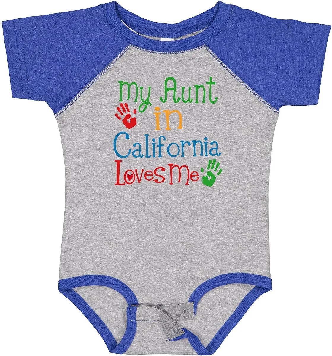 inktastic My Aunt in California Loves Me Baby Bodysuit
