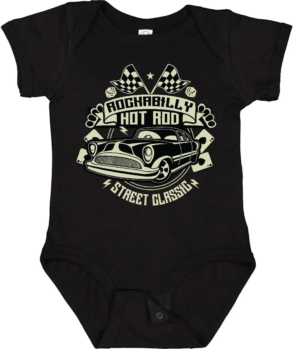 inktastic Rockabilly Hotrod Baby Bodysuit