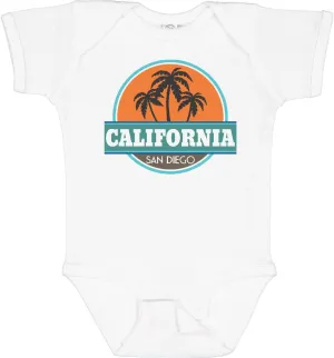inktastic San Diego California Baby Bodysuit