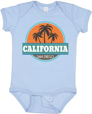 inktastic San Diego California Baby Bodysuit