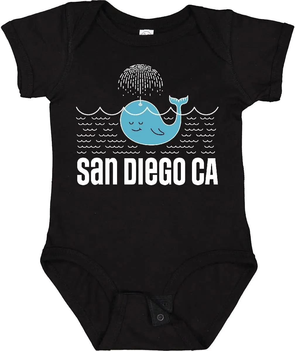 inktastic San Diego California Whale Baby Bodysuit