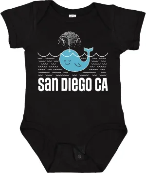 inktastic San Diego California Whale Baby Bodysuit