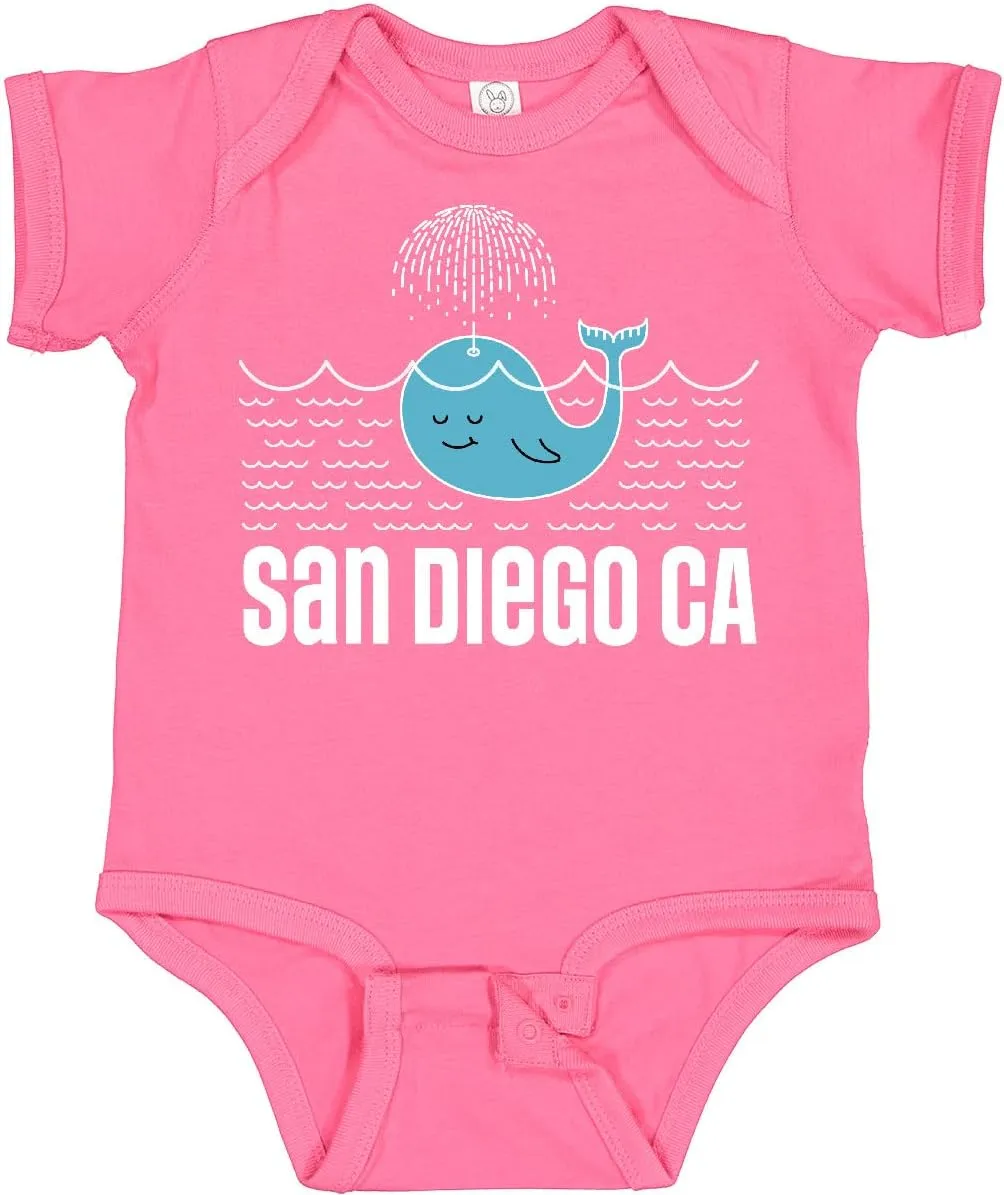 inktastic San Diego California Whale Baby Bodysuit