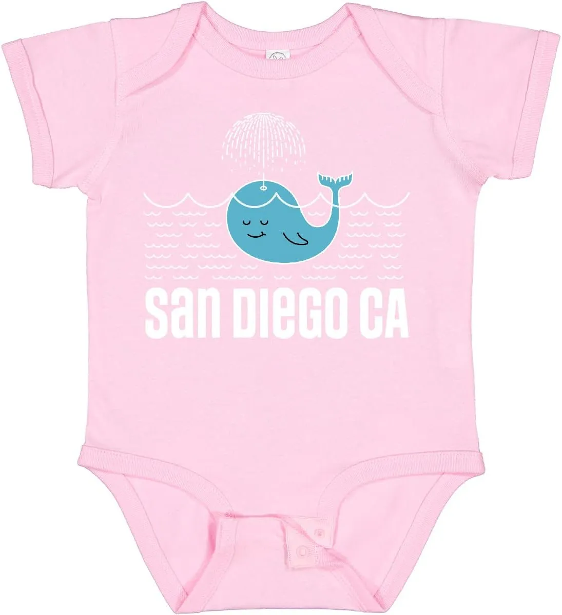 inktastic San Diego California Whale Baby Bodysuit