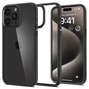iPhone 15 Plus Ultra Hybrid TPU   Poly Carbonate Case - Black