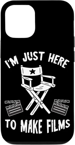 iPhone 15 Pro Filmmaker I'm Just Here Cinematographer Film Director Case