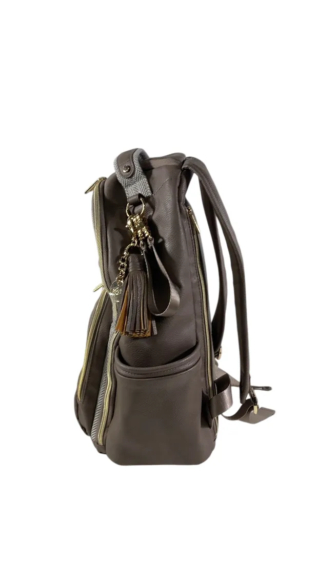 Itzy Ritzy Boss Plus Backpack Diaper Bag, Vanilla Latte