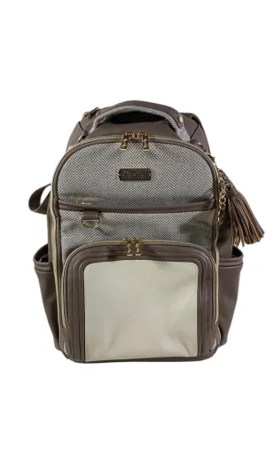 Itzy Ritzy Boss Plus Backpack Diaper Bag, Vanilla Latte