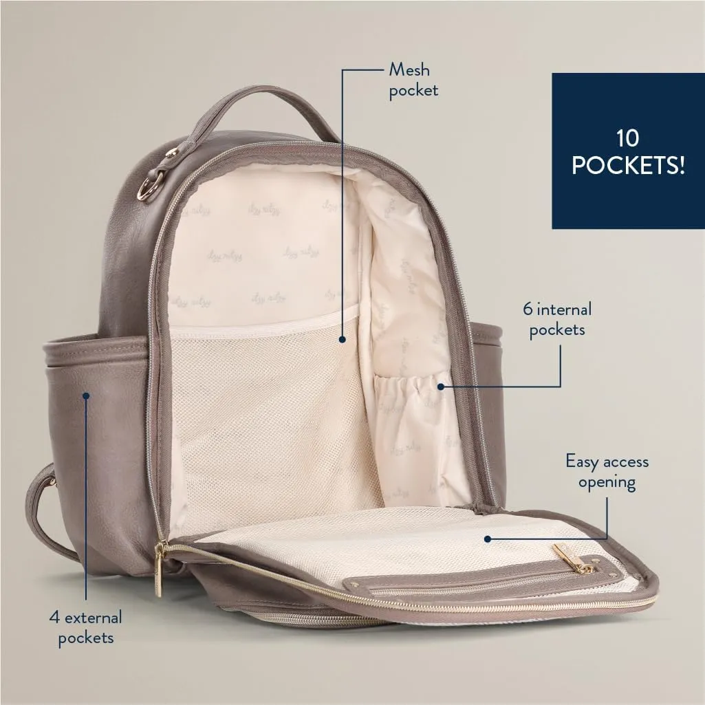 Itzy Ritzy Unisex Baby Mini Diaper Bag, Vanilla Latte-Plus