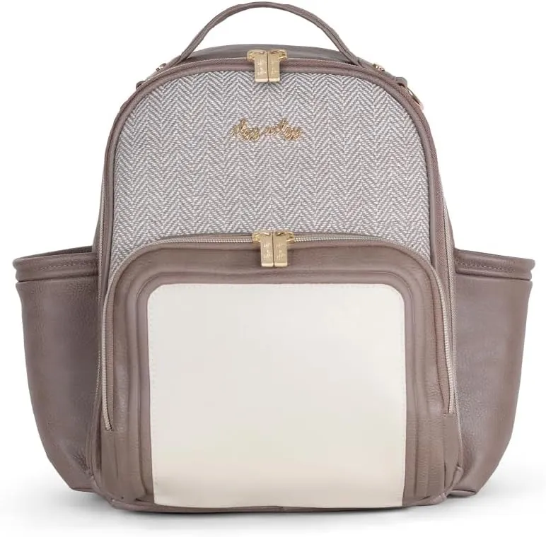 Itzy Ritzy Unisex Baby Mini Diaper Bag, Vanilla Latte-Plus