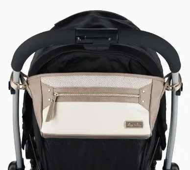 Itzy Ritzy Vanilla Latte Travel Stroller Caddy