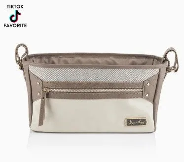 Itzy Ritzy Vanilla Latte Travel Stroller Caddy