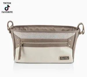 Itzy Ritzy Vanilla Latte Travel Stroller Caddy